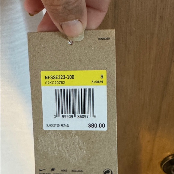 NWT Nike Women's White Swim Hooded Cover-Up - Picture 5 of 6